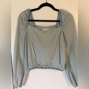 Anthropologie chambray shirt
